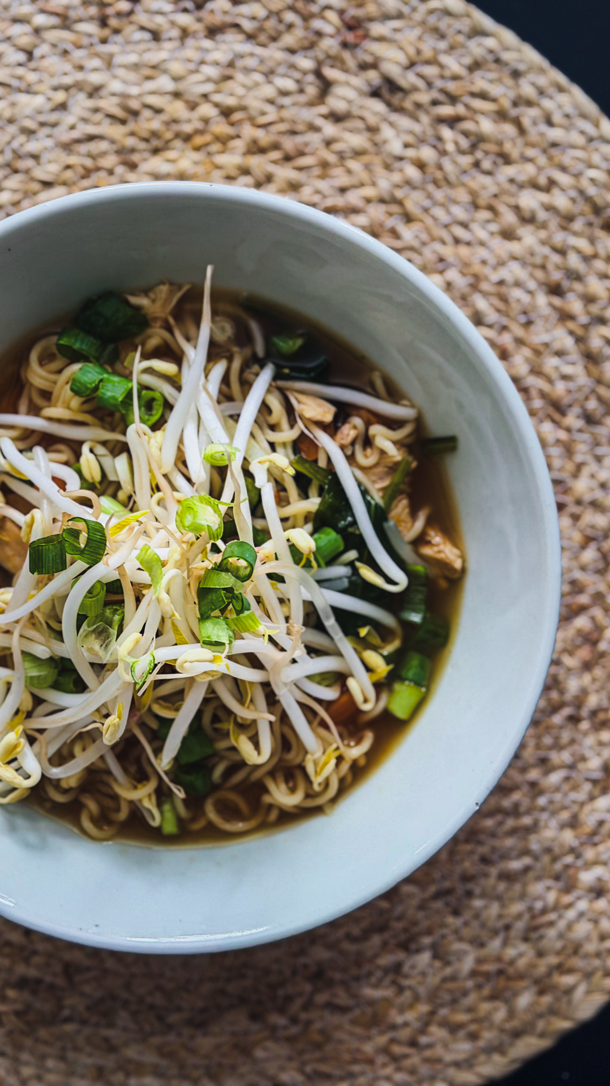 Soupe ramen au poulet maison
